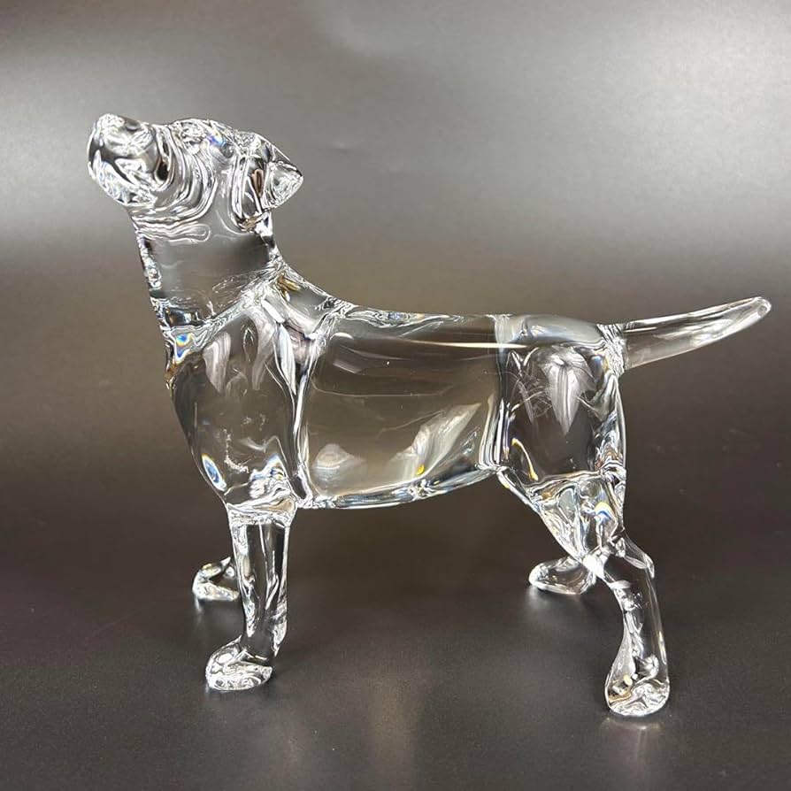 バカラ クリスタル ラブラドール　フィギュアリン　犬　ドッグ バカラ クリスタル ラブラドール フィギュアリン 犬 ドッグ バカラ